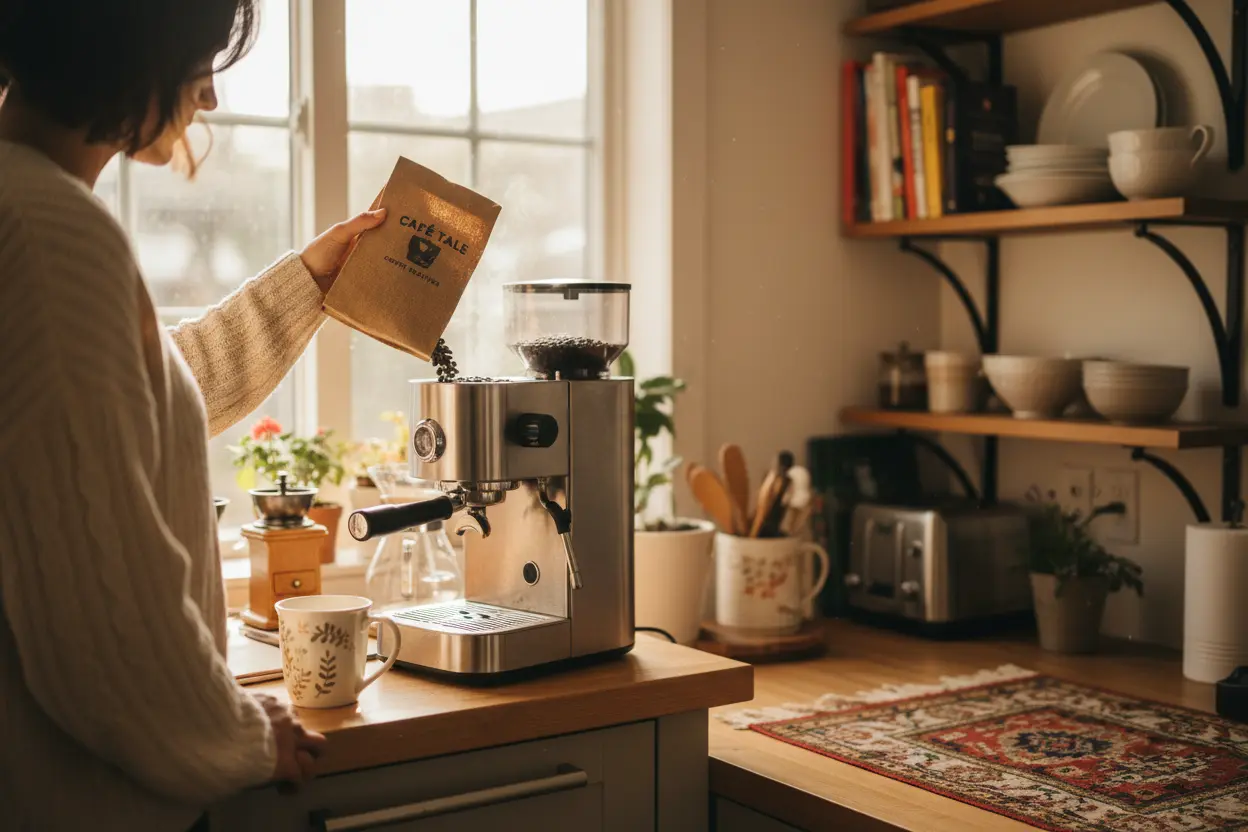 Café Tale Coffee Roasters Grãos em Uso Café Tale Coffee Roasters Grãos Review