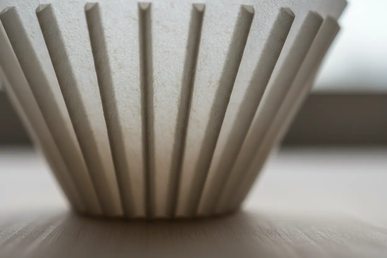 Detalhe da Textura do Filtro Hario V60 Filtro Hario V60: Vale a Pena Comprar? Análise Sincera