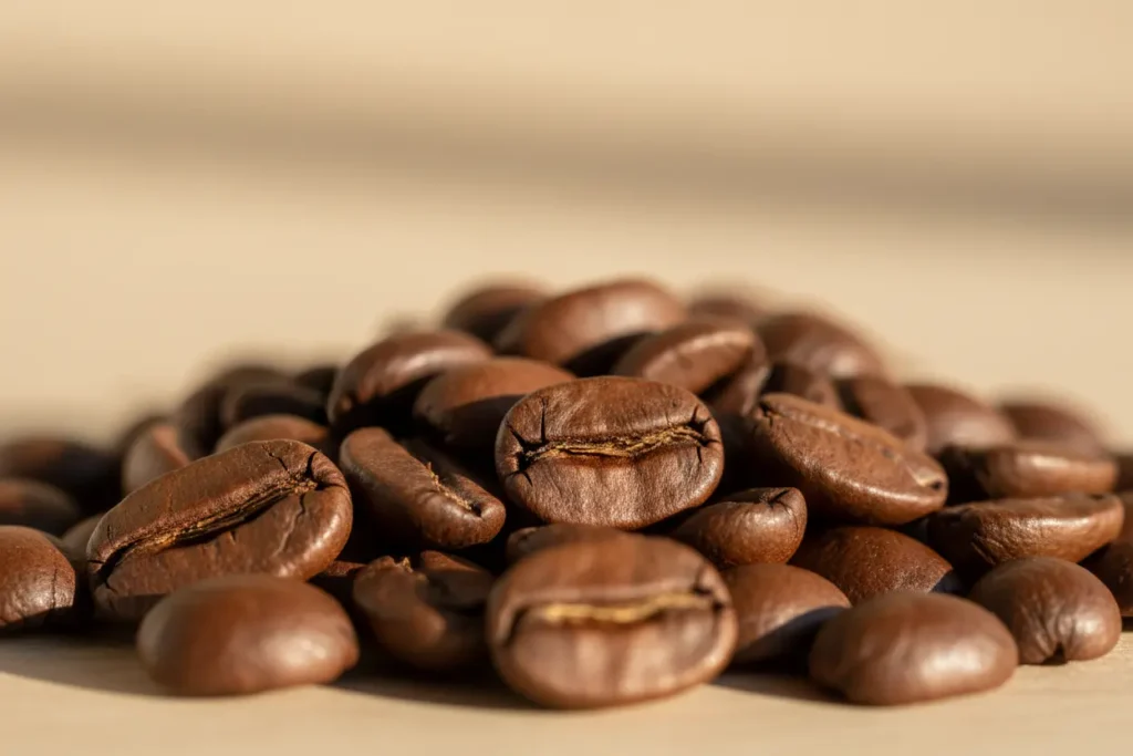 Grãos de Café Torrados