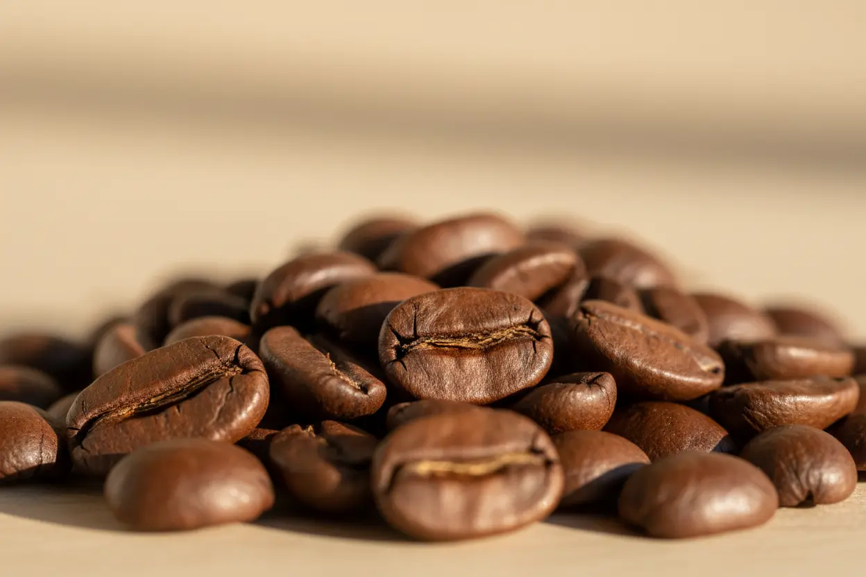 Grãos de Café Torrados