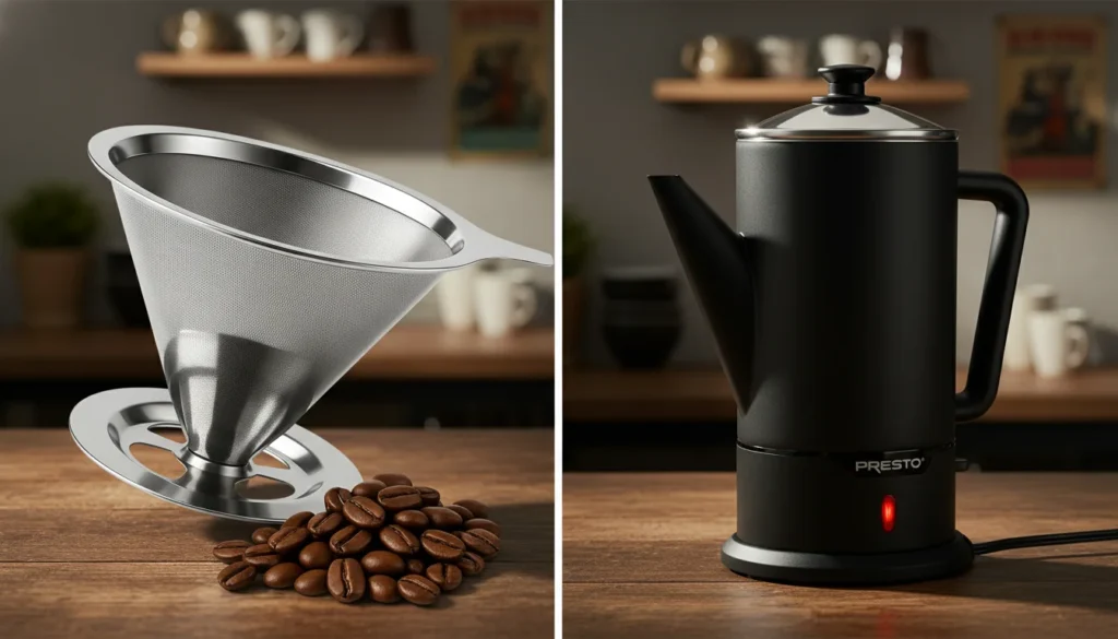 diferença entre percolado e coado qual o melhor