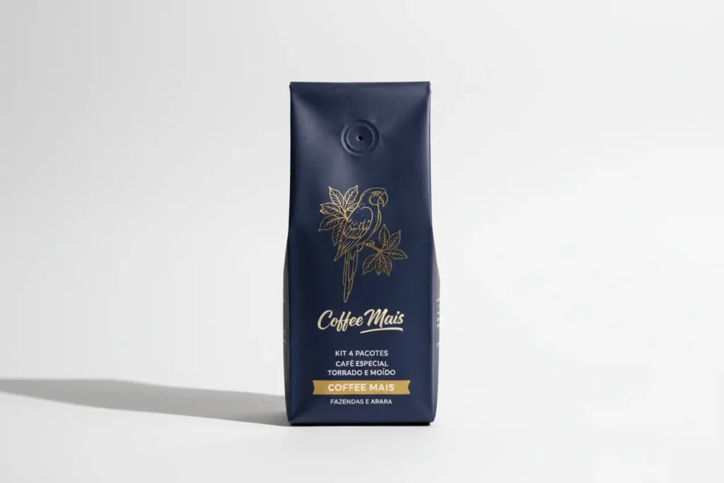 Kit 4 Pacotes Café Especial Torrado e Moído Coffee Mais Fazendas E Arara