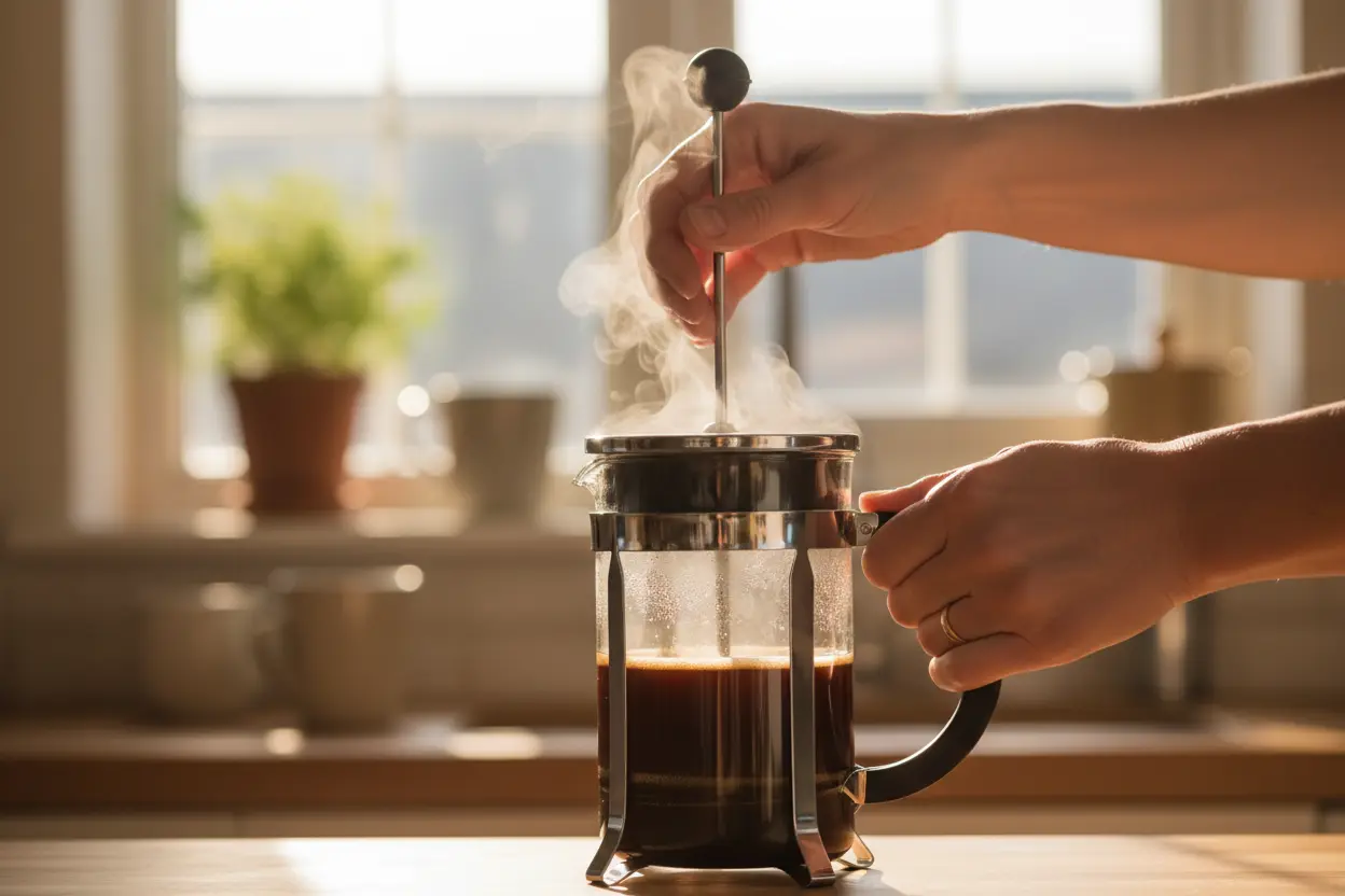 como fazer café na prensa francesa perfeito guia