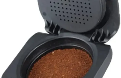 Adaptador reutilizável Wusteg preto para Dolce Gusto