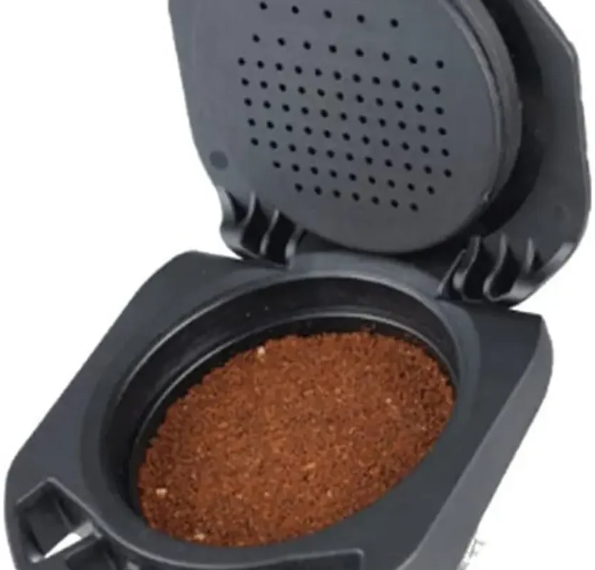 Adaptador reutilizável Wusteg preto para Dolce Gusto