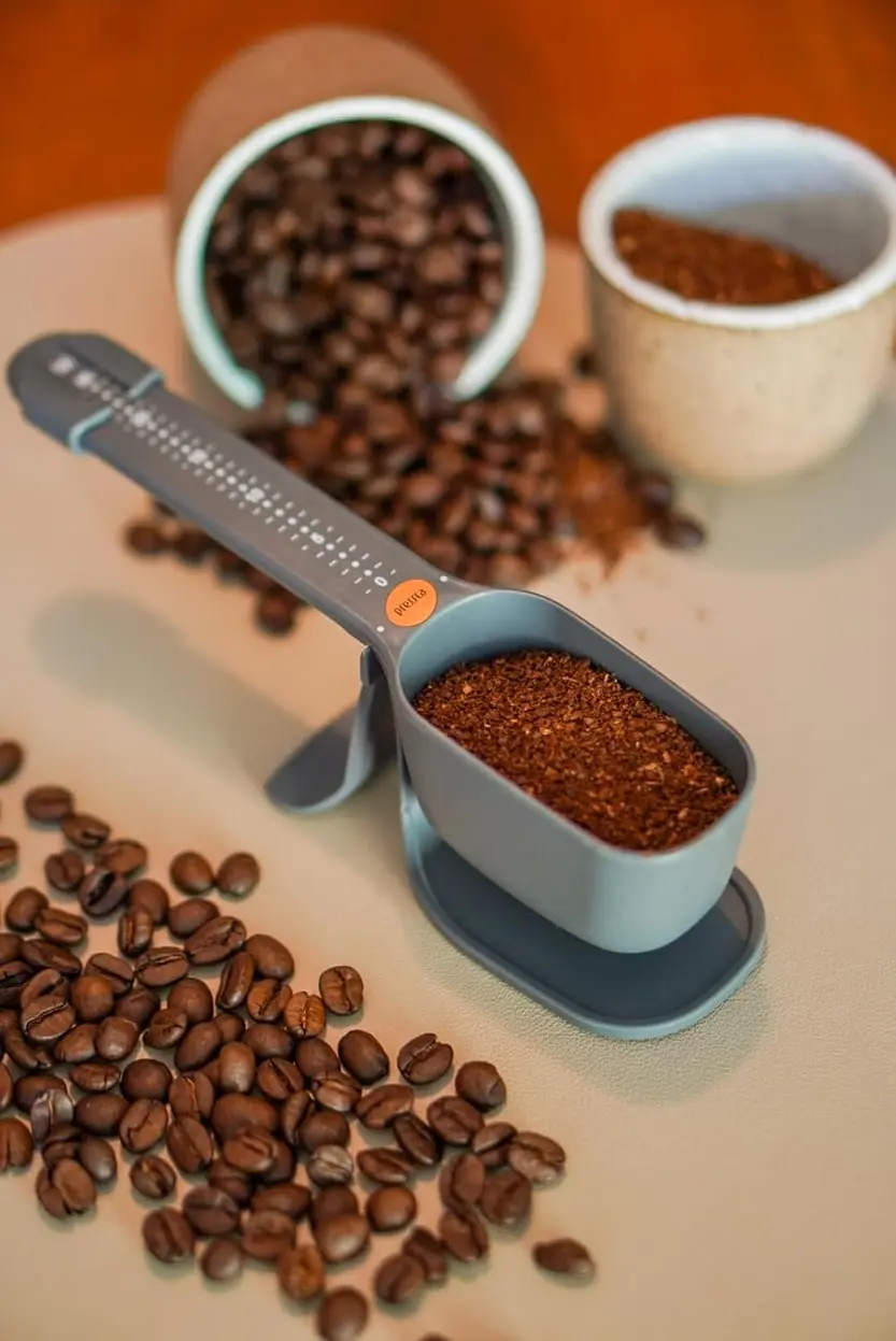 Balança Dose Certa Pressca medindo café