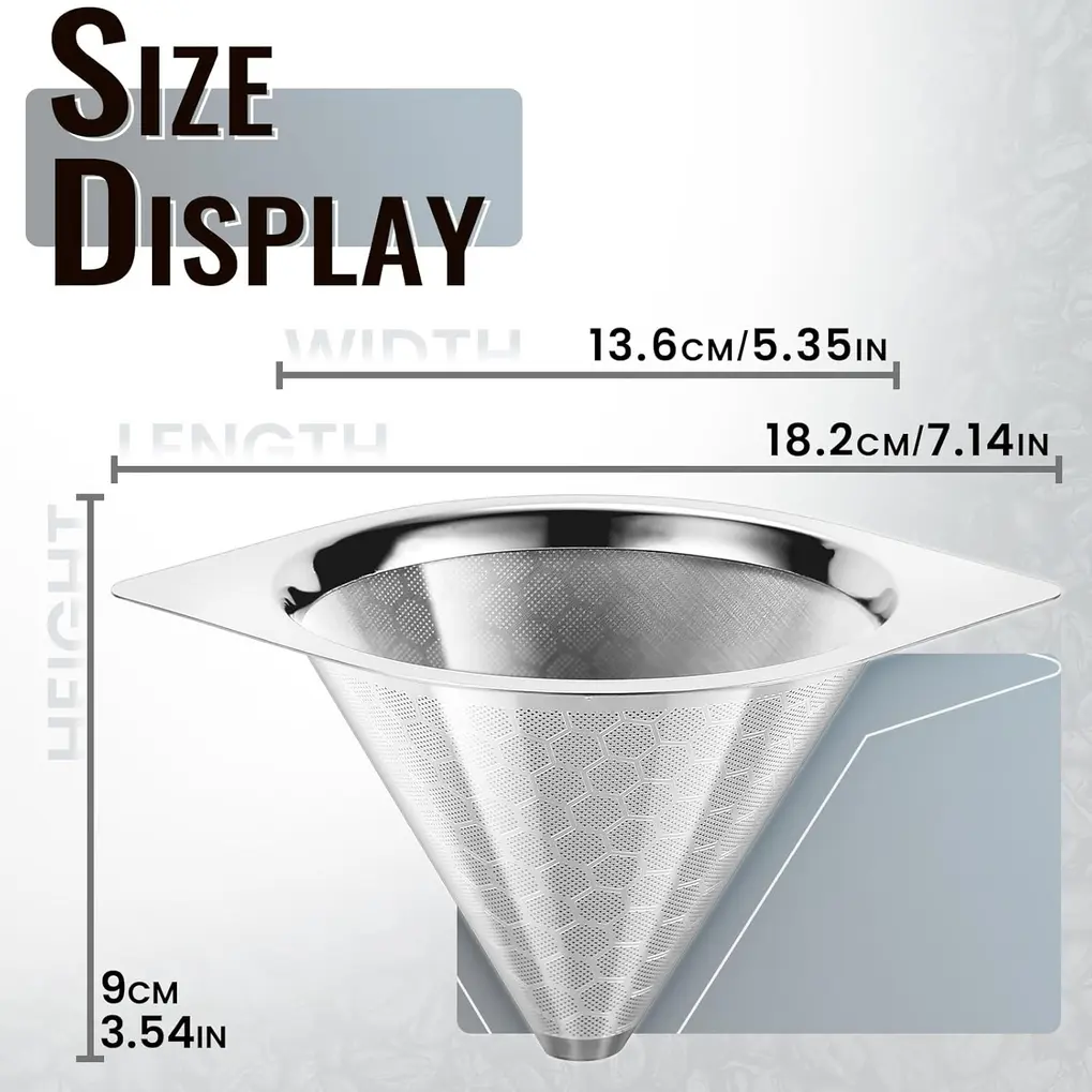 Filtro HAPYHOOM Inox Chemex/Hario V60