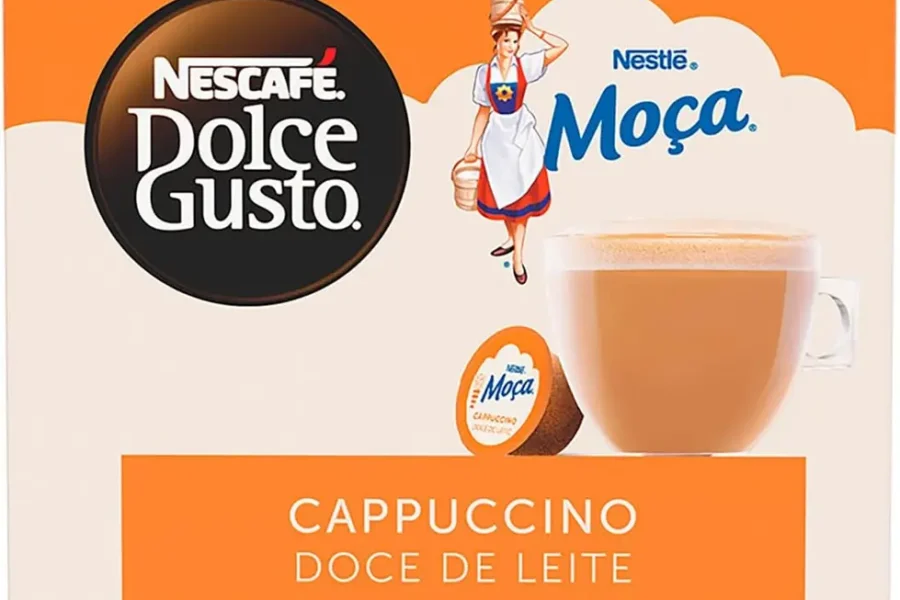 Caixa de cápsulas NDG Cappuccino Doce de Leite da Nescafé Dolce Gusto