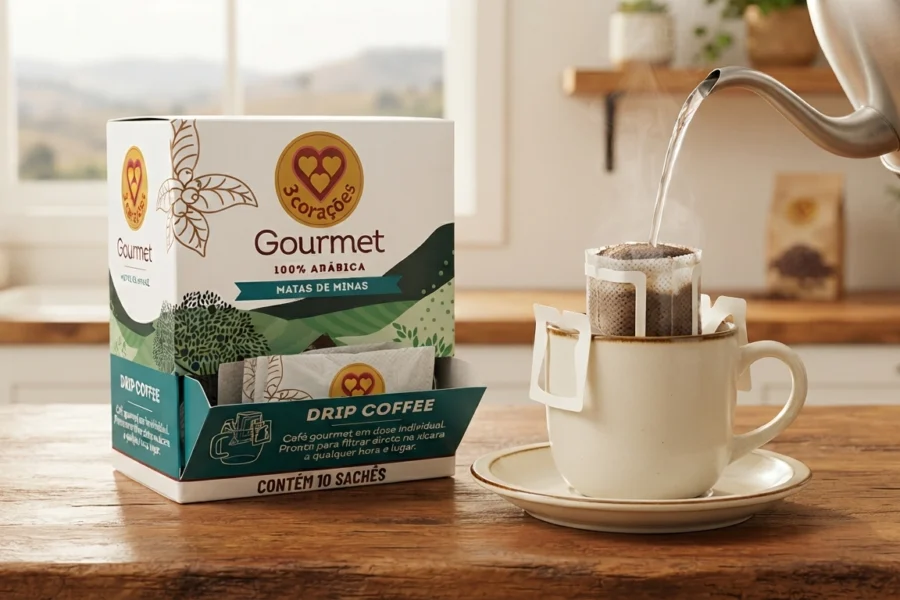 3 Corações Café Drip Coffee Gourmet Matas de Minas