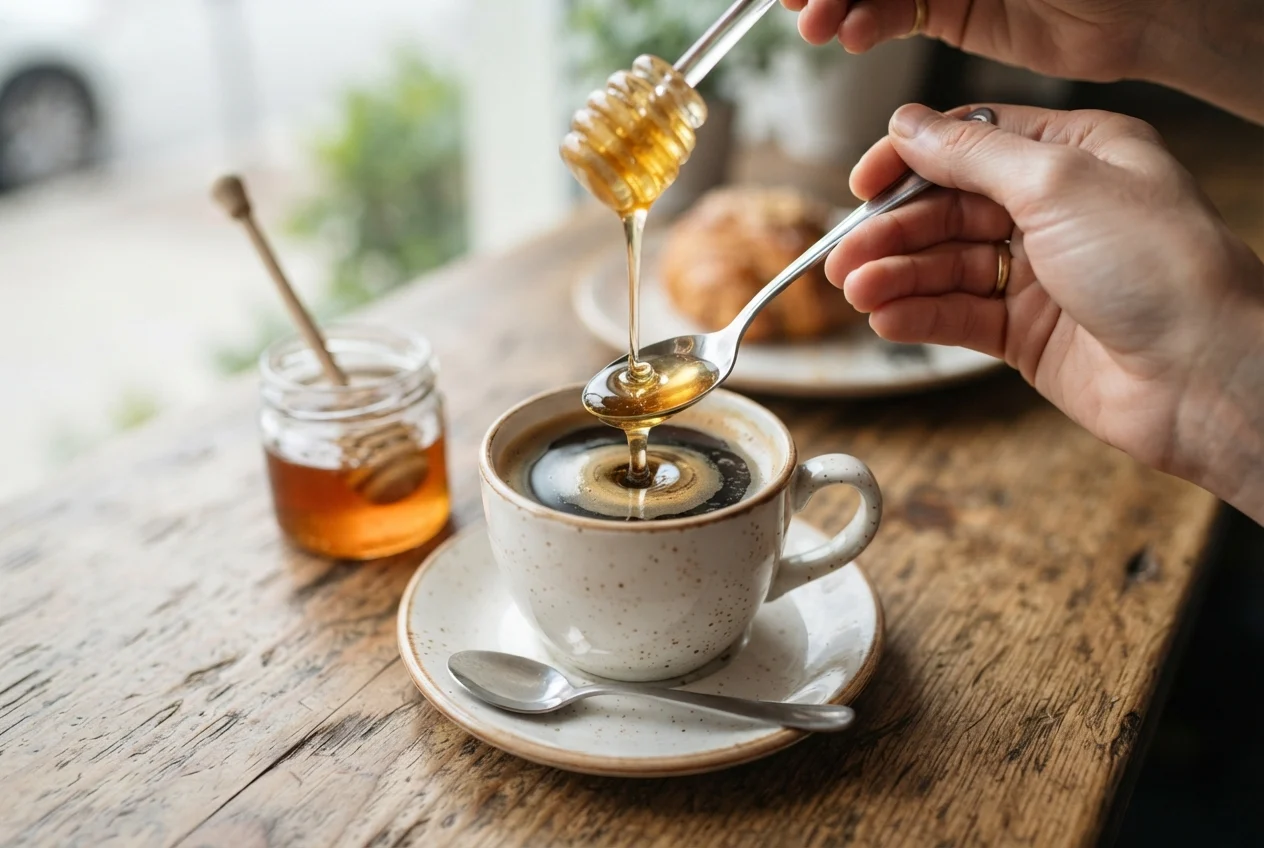 Como adoçar café com mel do jeito certo 