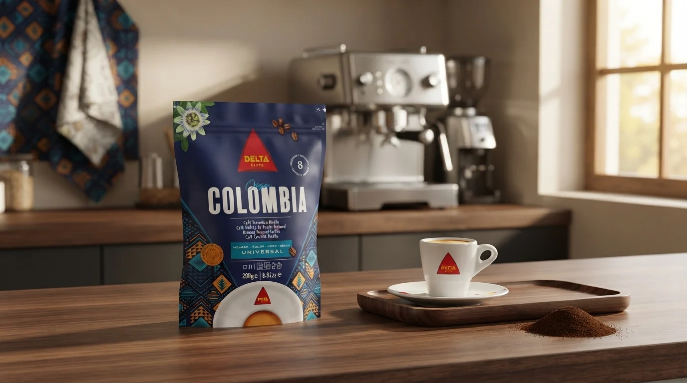 Delta Q Café Torrado e Moído Colômbia