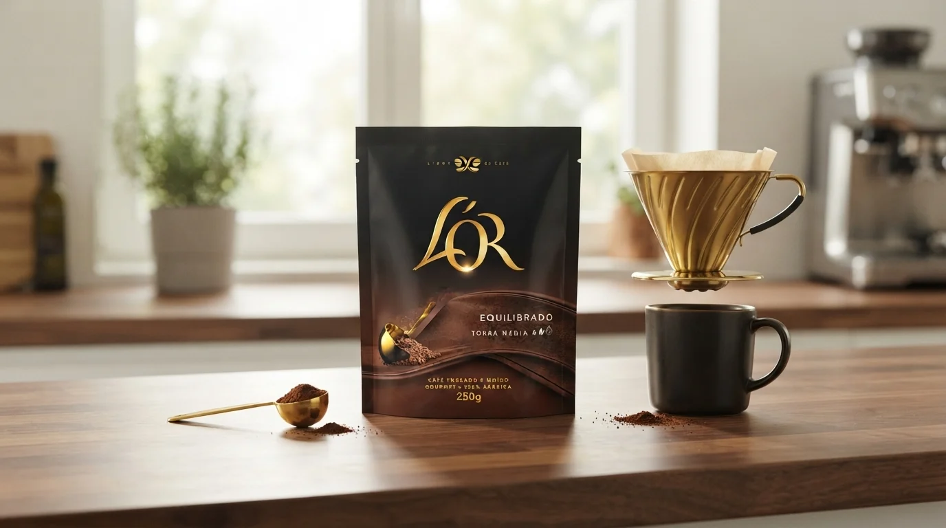 L'OR Café Torrado E Moído Equilibrado Torras 100% Arábica