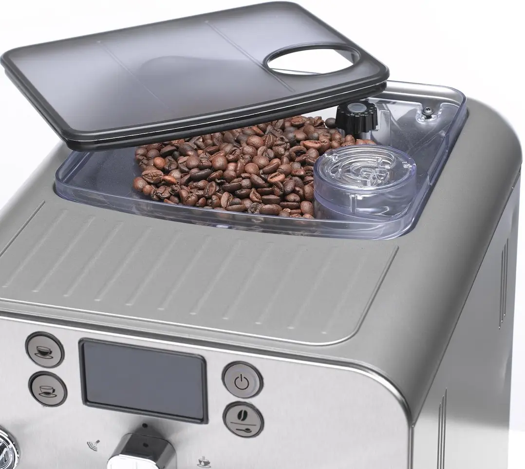 Gaggia Brera Black 110V preparando café e espumando leite