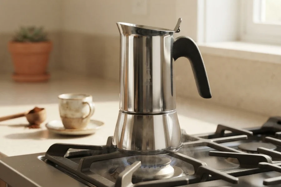 Bialetti, Clássica, Prata, Cafeteira 10 xícaras