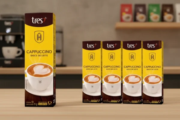 Cappuccino Doce de Leite Havanna TRES Vale a Pena em 2026? 6 Cappuccino Doce de Leite Havanna TRES exibido para review de produto em bancada de testes.