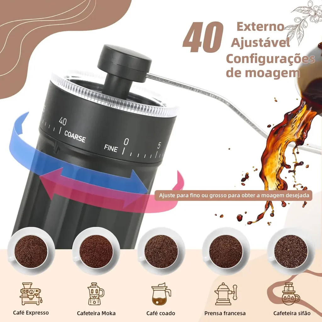 Moedor de Café Manual MC-40CER Vale a Pena? Ela Muda Seu Café! 2 Image
