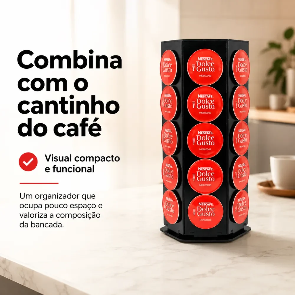 Porta Cápsulas Giratório Dolce Gusto Vale a Pena? 2 Porta Cápsulas Giratório Dolce Gusto Vale a Pena?
