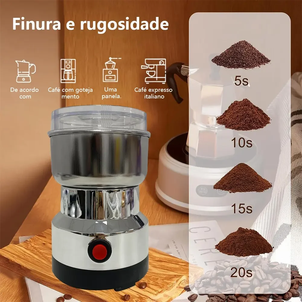 Moedor de Café Elétrico Inox é Bom? O Segredo do Aroma Perfeito 2 Moedor de Café Elétrico Inox é Bom? O Segredo do Aroma Perfeito