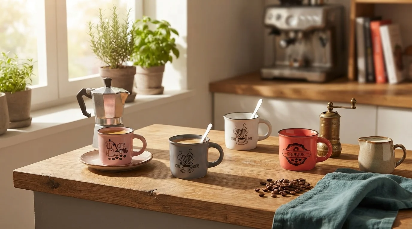 WOLFF - Conjunto 4 Canecas de Café de Cerâmica: Análise 2 WOLFF - Conjunto 4 Canecas de Café de Cerâmica