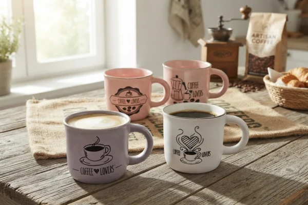 WOLFF - Conjunto 4 Canecas de Café de Cerâmica: Análise 7 WOLFF - Conjunto 4 Canecas de Café de Cerâmica