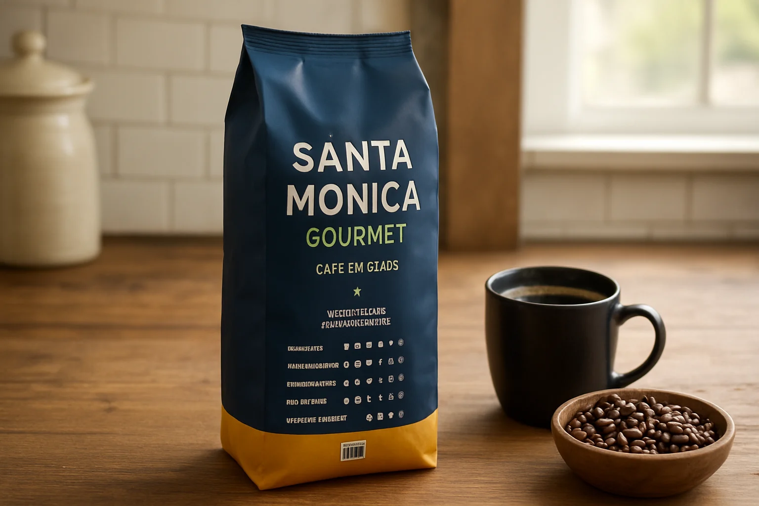 Café Santa Mônica Gourmet em Grãos 1kg